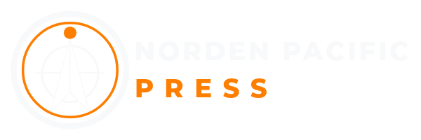 Norden Pacific Press logo - compass rose icon with company name